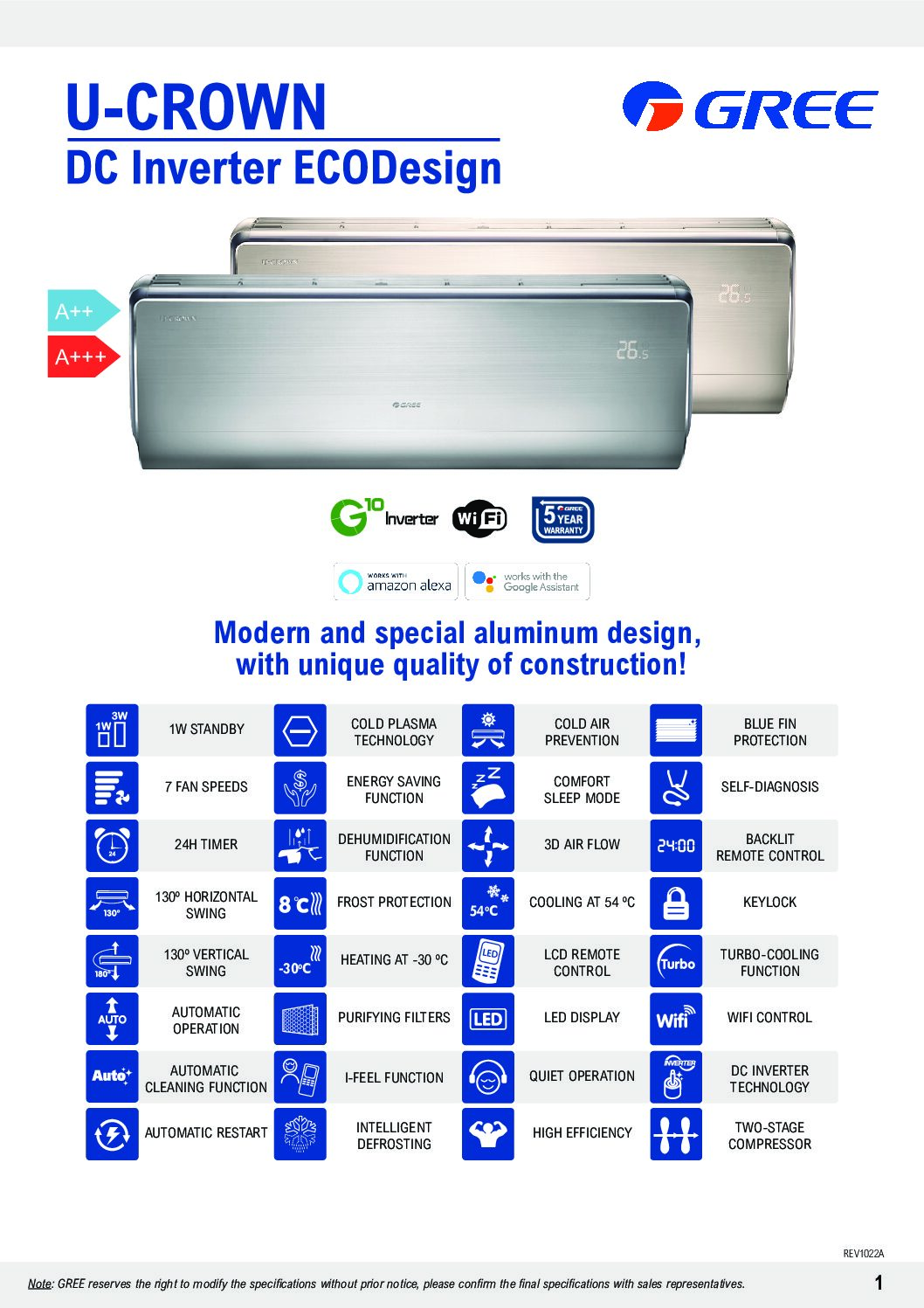 GREE U-CROWN FLYER 2022